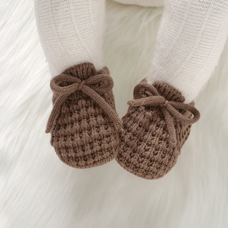 Soft Knitted Baby Booties in Selective Colors