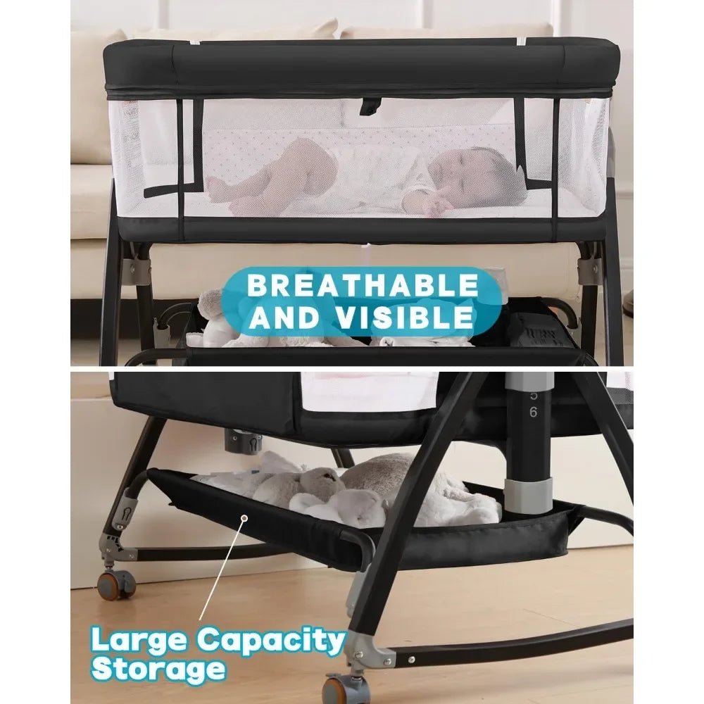 Modern Bedside Bassinet for Infants