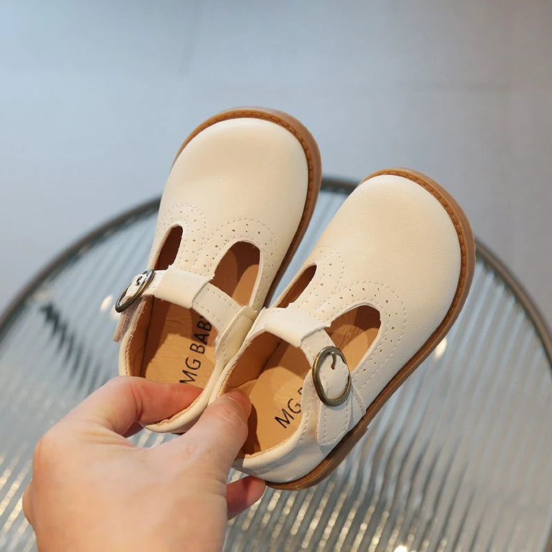 JClassic Leather T-Strap Mary Jane Styled Shoes for Girls