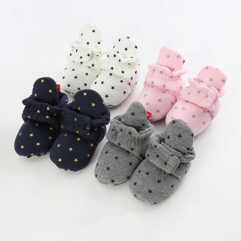 Newborn Stary Cotton Booties